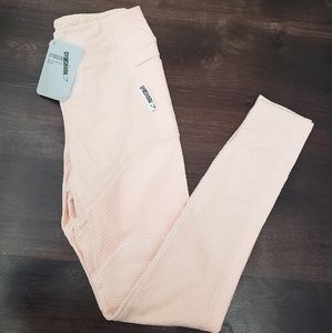 Gymshark True Texture Leggings Blush Nude